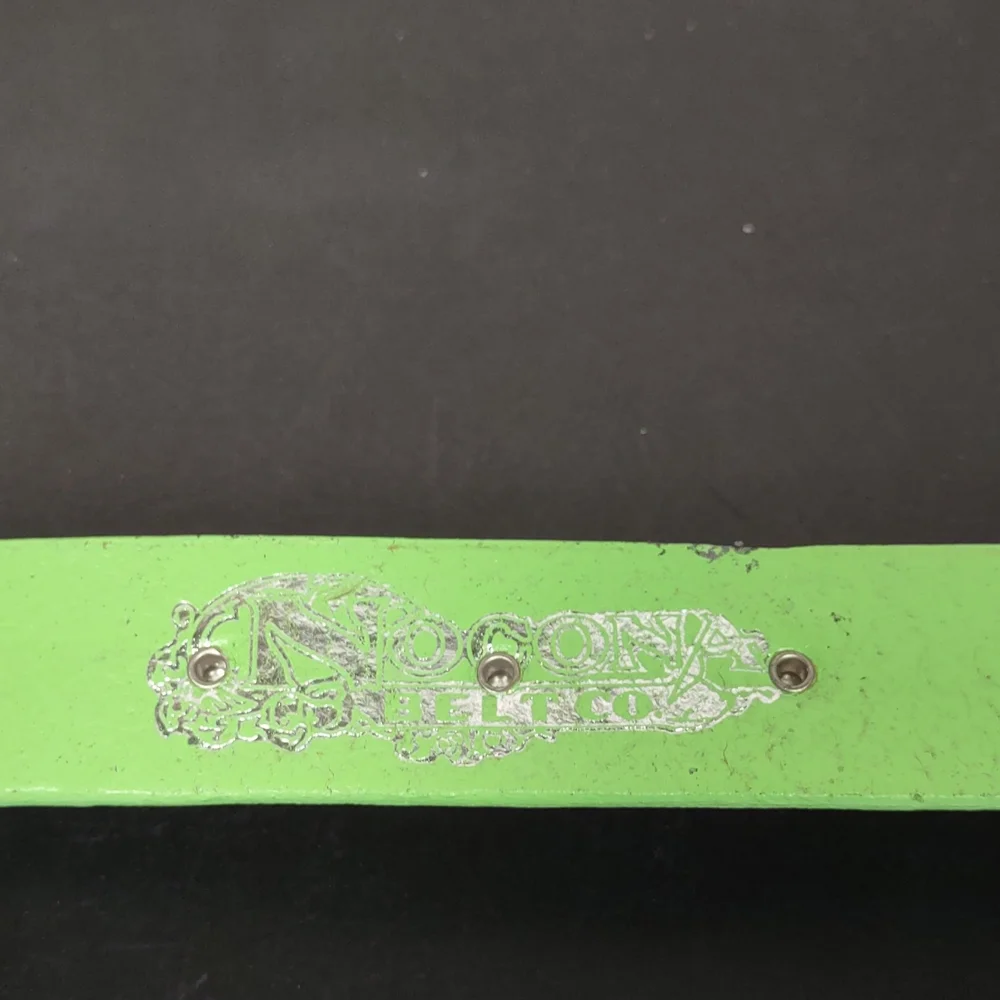 Nocona Green Leather Belt